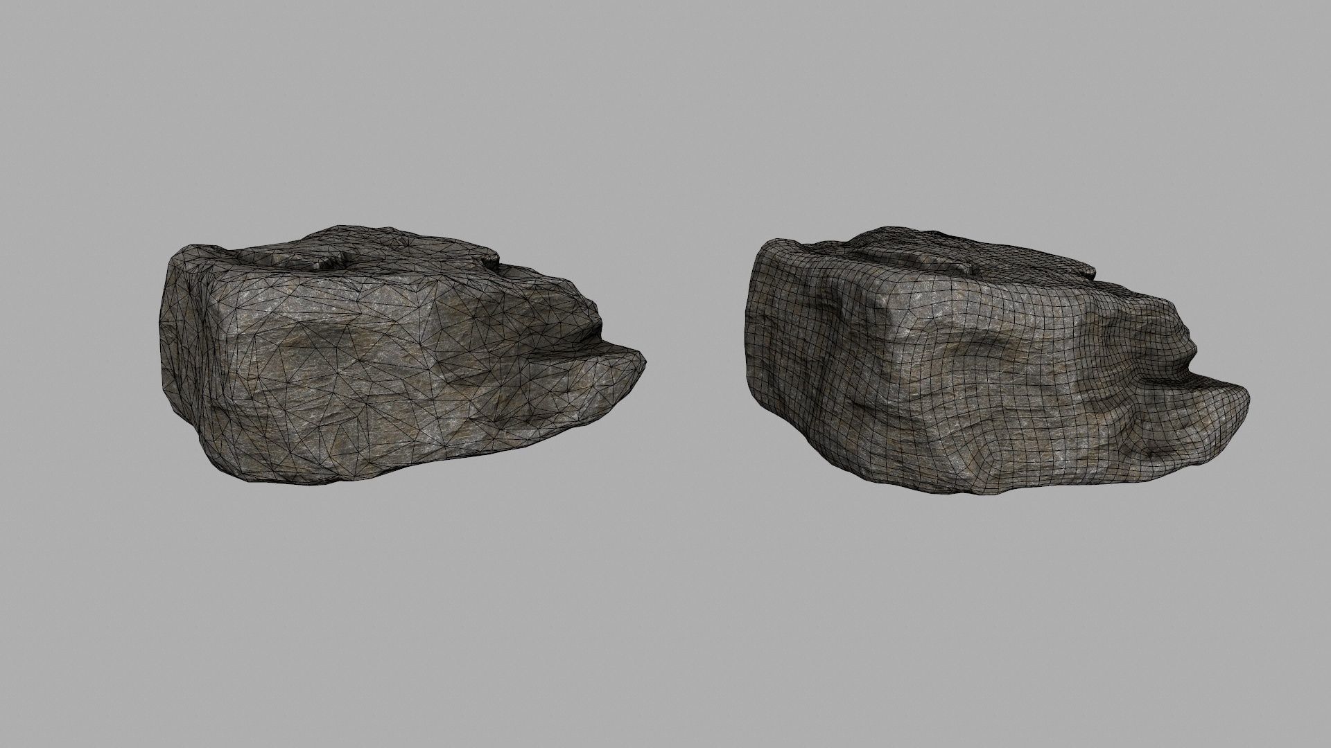 rocks rock Low-poly 3D model_19