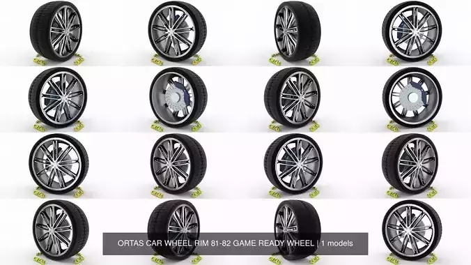 ORTAS CAR WHEEL RIM 81-82 GAME READY WHEEL