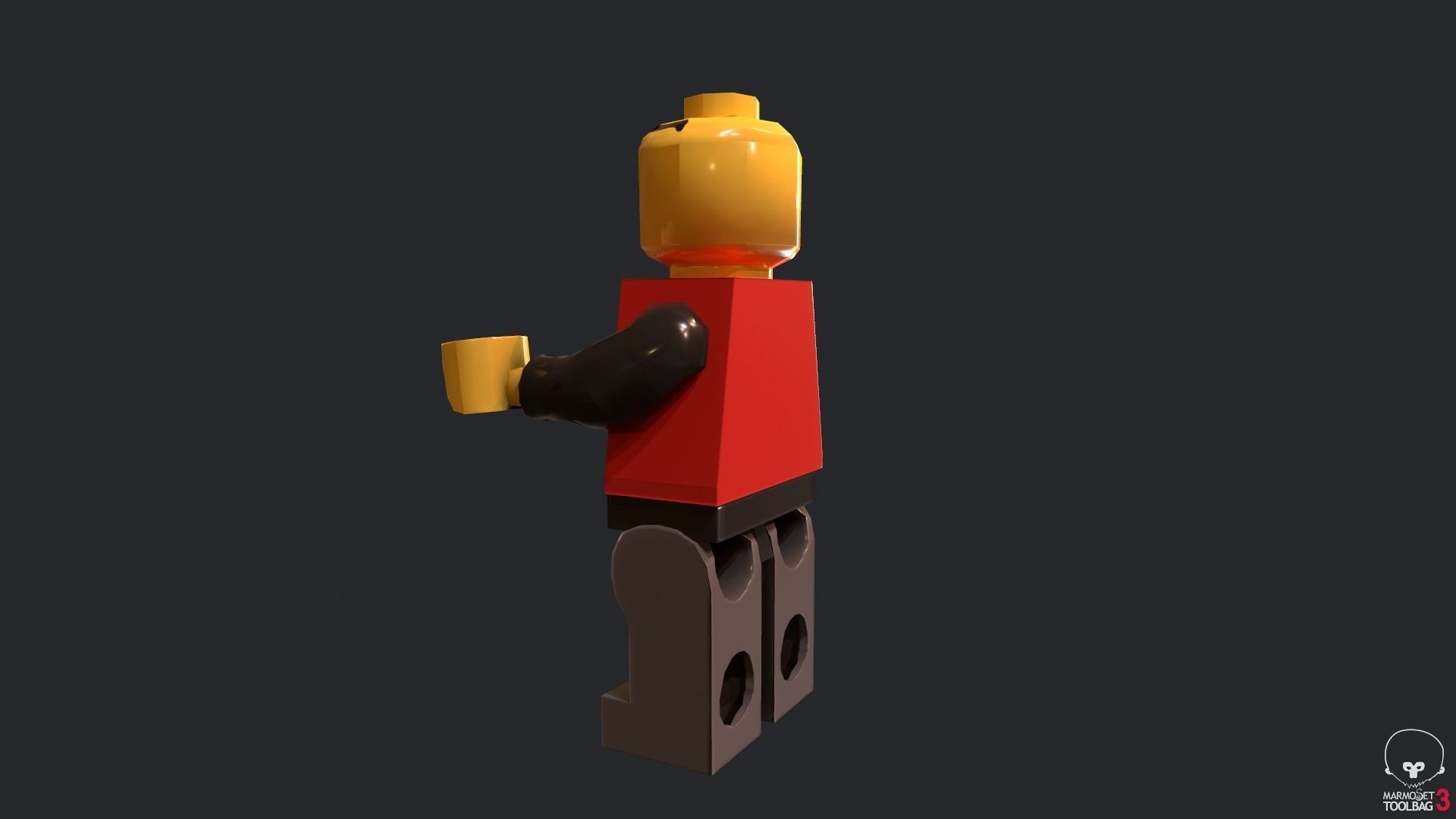 Lego Basil The Bat Lord Low-poly 3D model_14