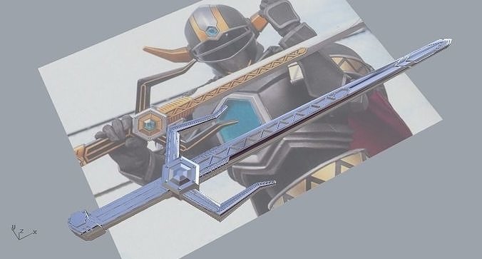 Power rangers Magna Defender sword  3D print model