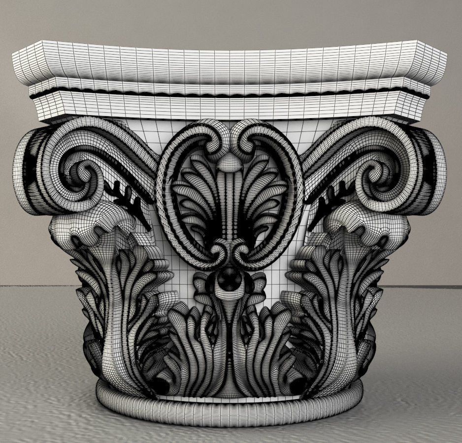 Capital C-001 3D print model_2