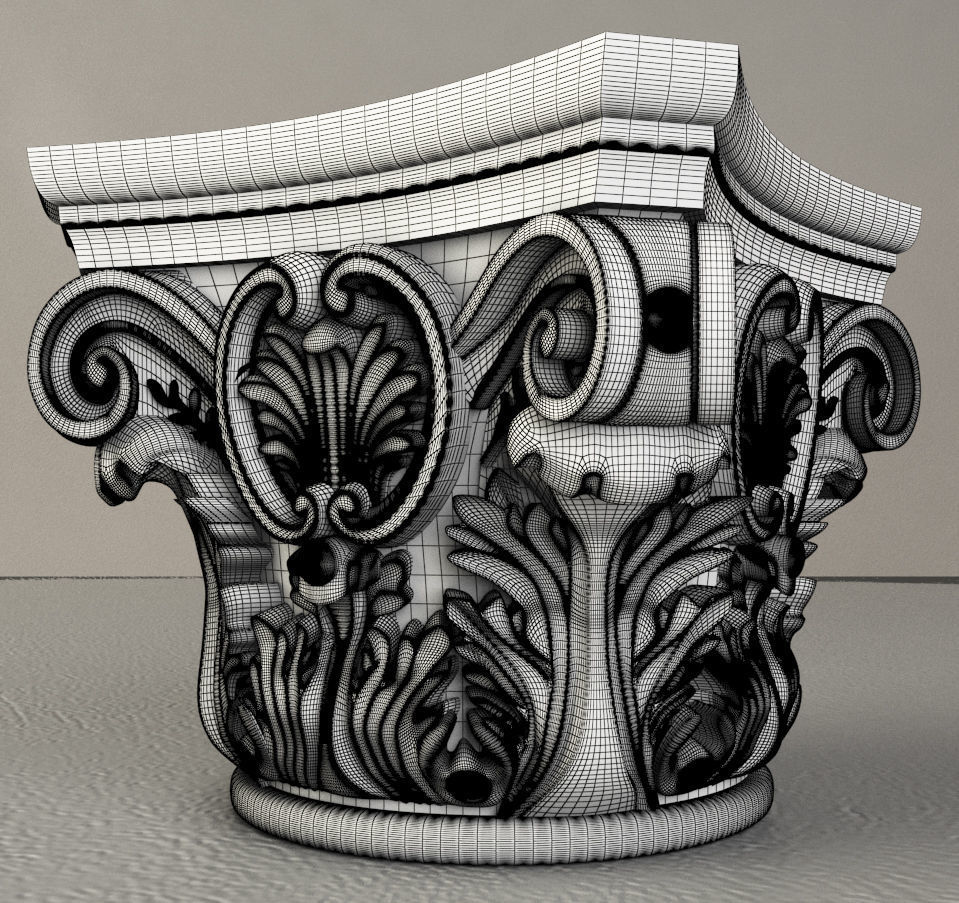 Capital C-001 3D print model_3