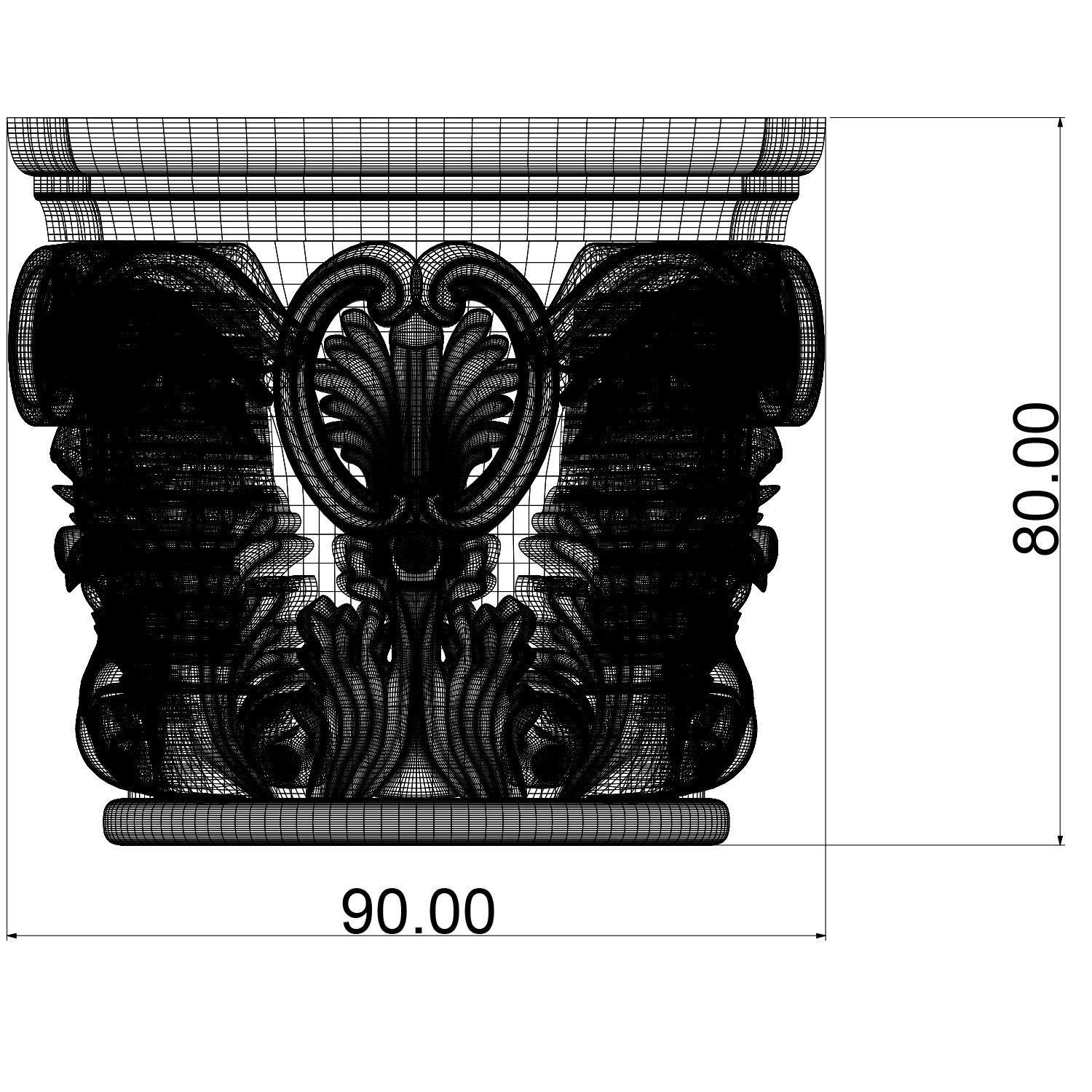 Capital C-001 3D print model_4