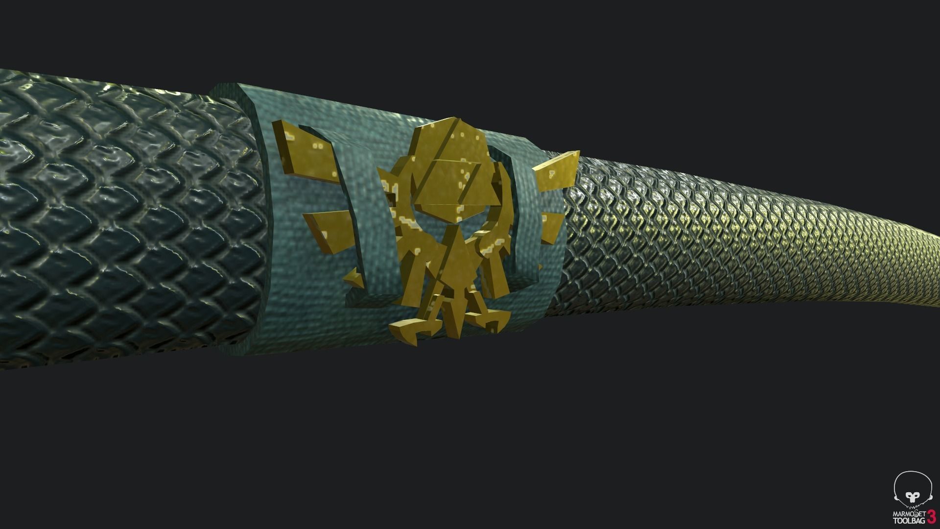 Samurai Link Low-poly 3D model_15