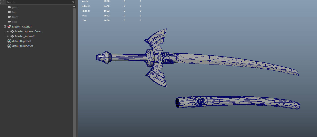 Samurai Link Low-poly 3D model_17