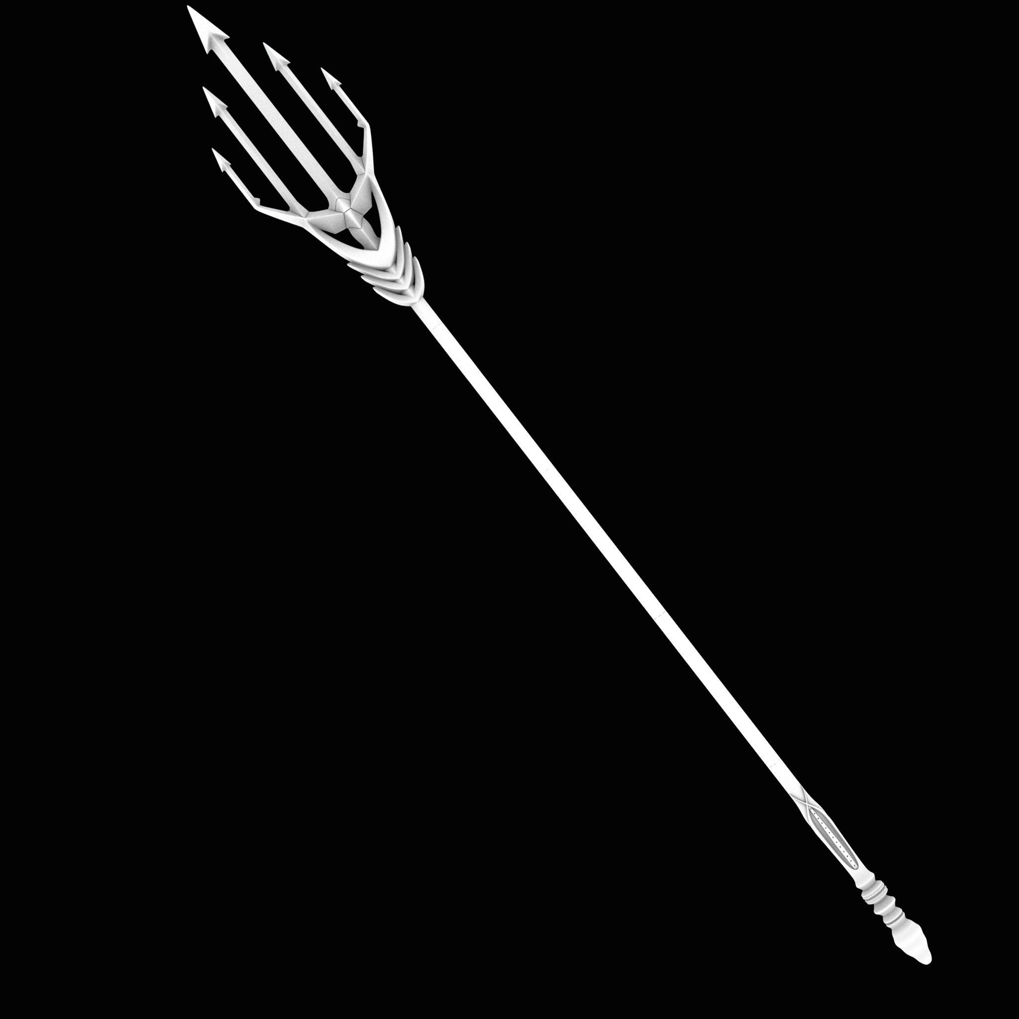 Aquaman Triden Props Design 3D print model_5