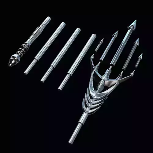 Aquaman Triden Props Design 3D print model