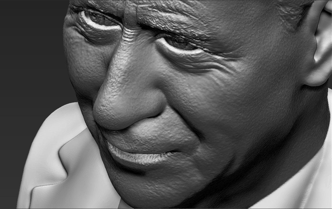 Prince Charles bust ready for full color 3D printing 3D print model_43