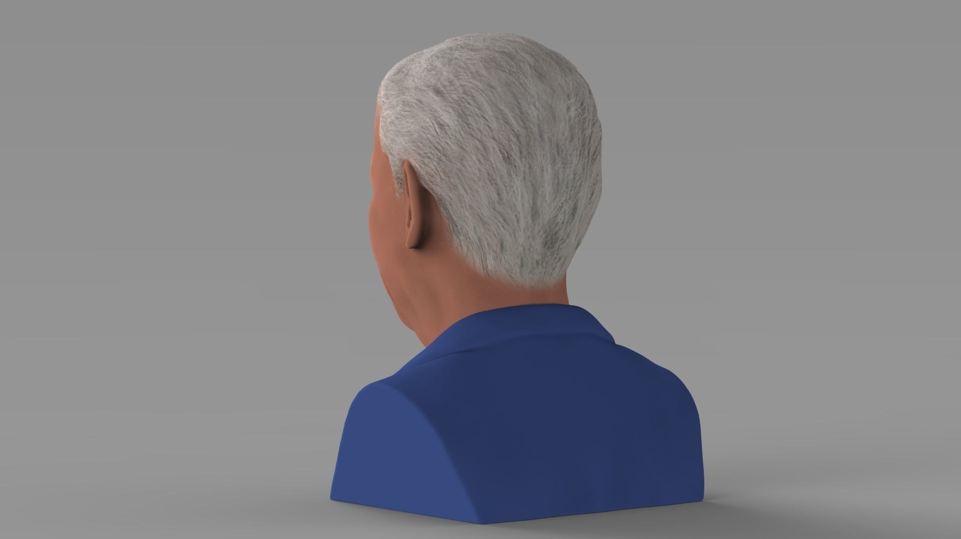 Prince Charles bust ready for full color 3D printing 3D print model_6