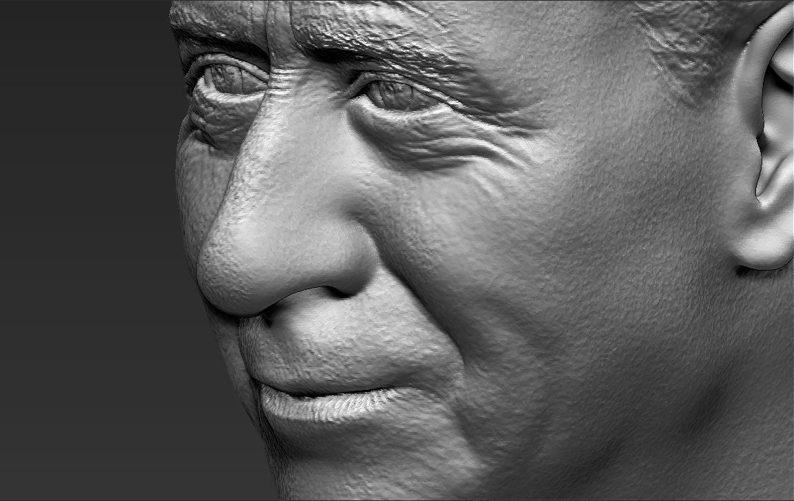 Prince Charles bust ready for full color 3D printing 3D print model_42
