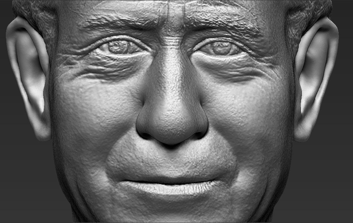 Prince Charles bust ready for full color 3D printing 3D print model_40