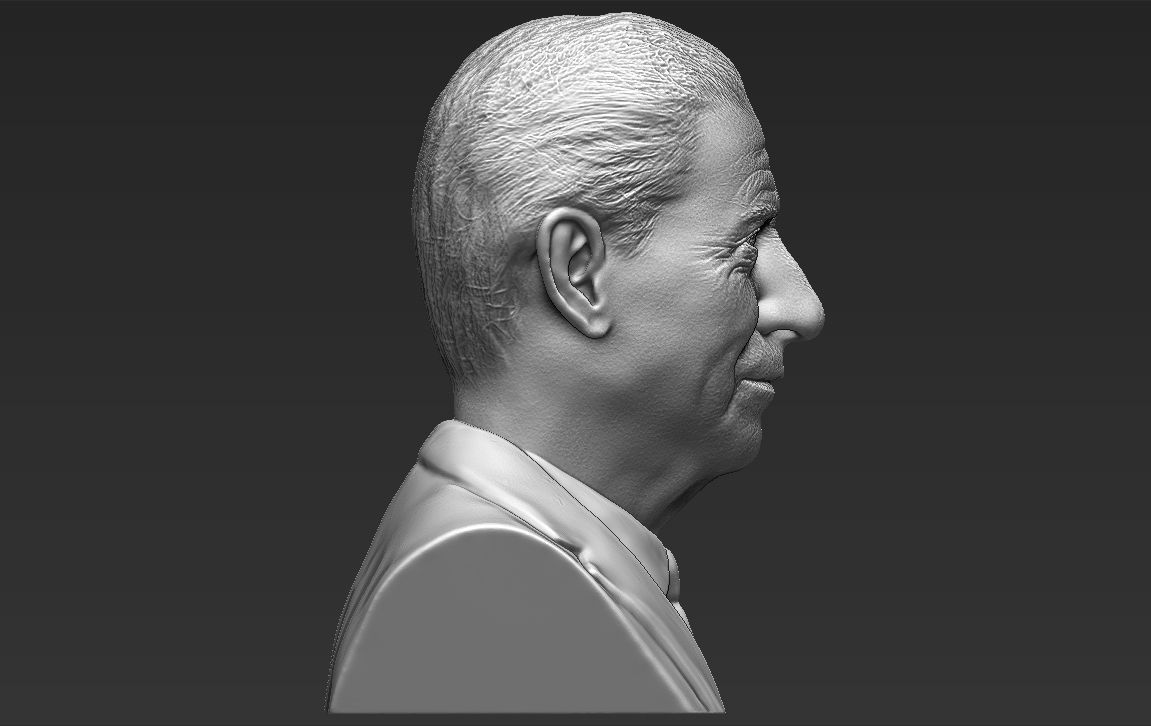 Prince Charles bust ready for full color 3D printing 3D print model_35