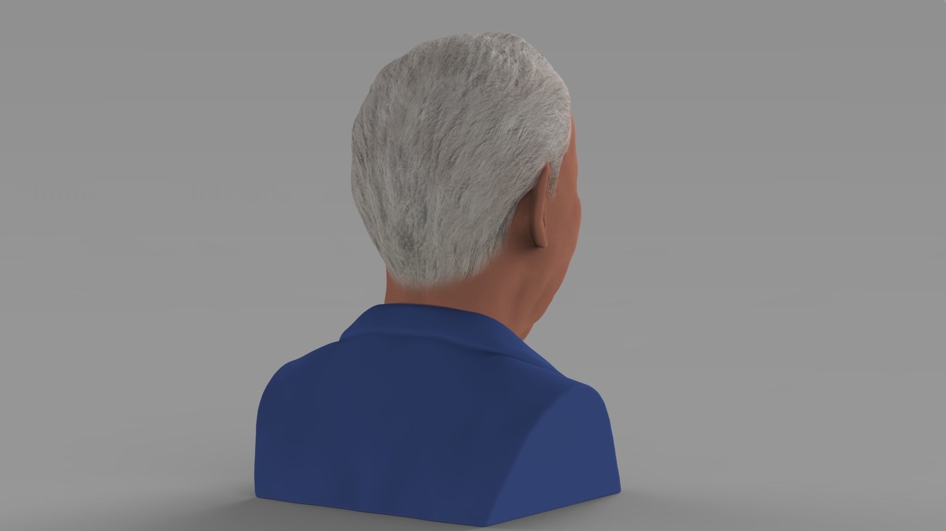 Prince Charles bust ready for full color 3D printing 3D print model_8
