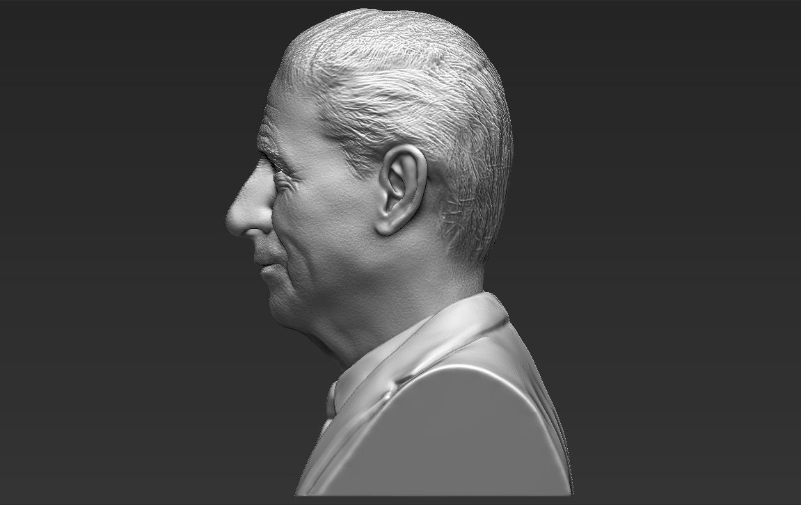 Prince Charles bust ready for full color 3D printing 3D print model_29