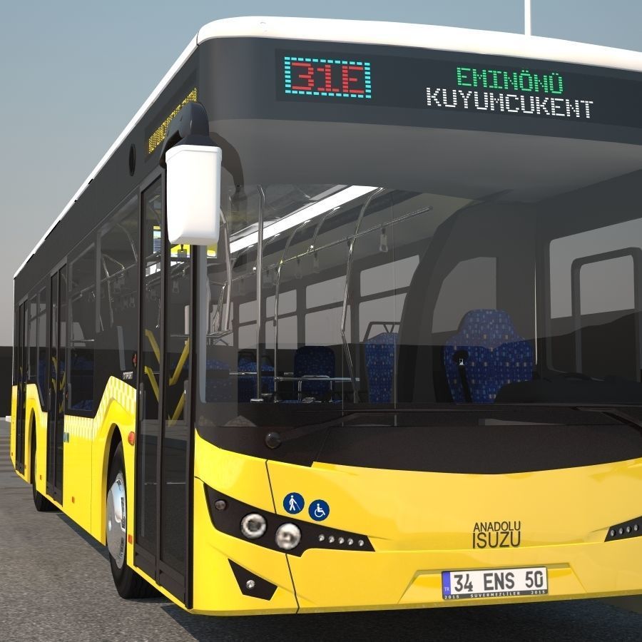 Isuzu Citiport 12 3D model_12