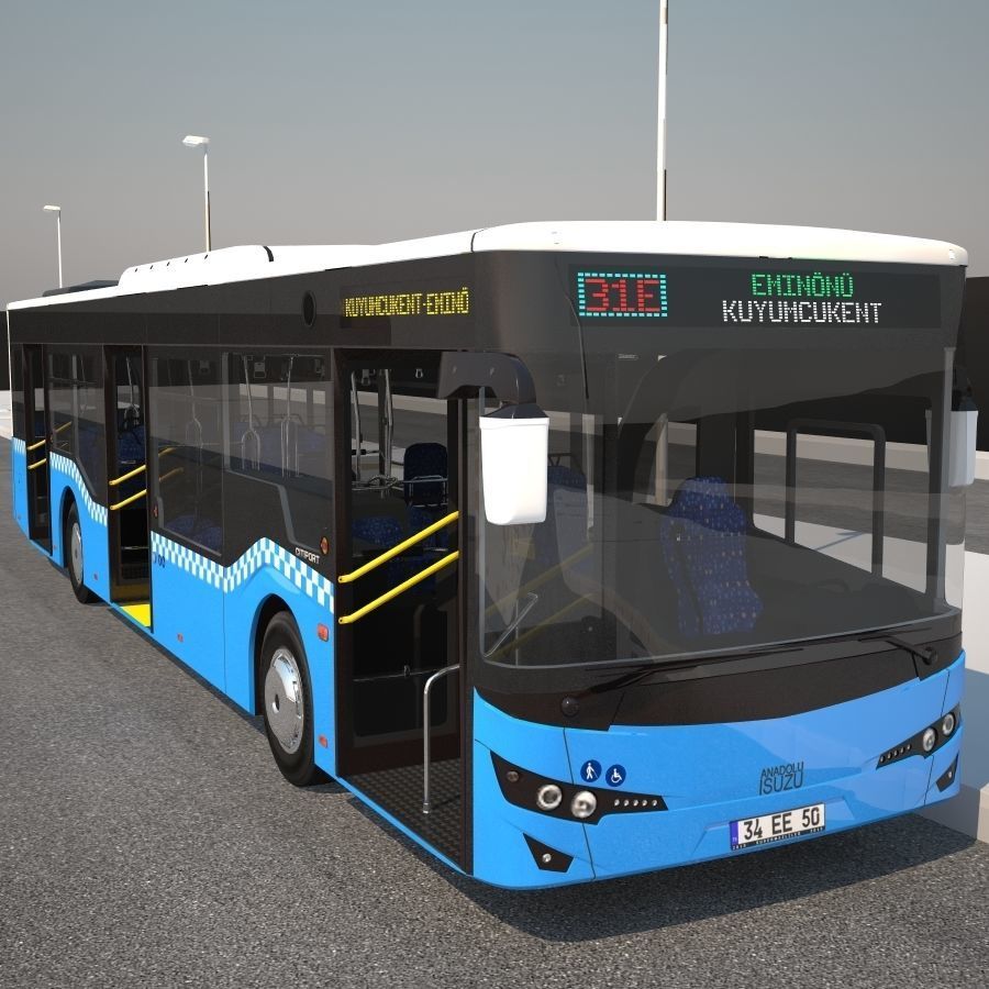 Isuzu Citiport 12 3D model_2