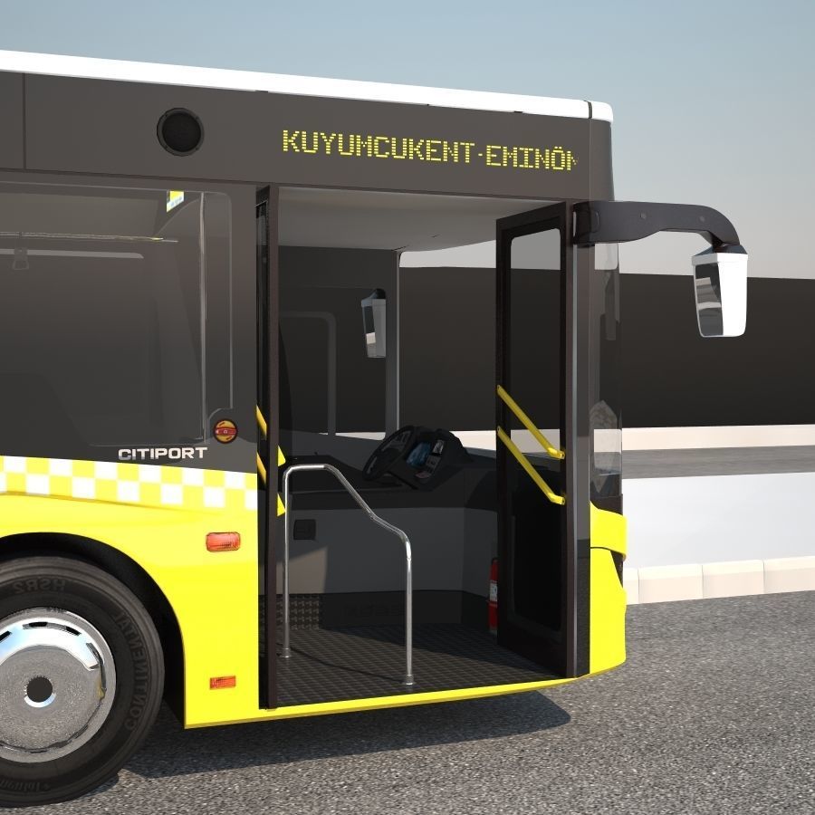Isuzu Citiport 12 3D model_13