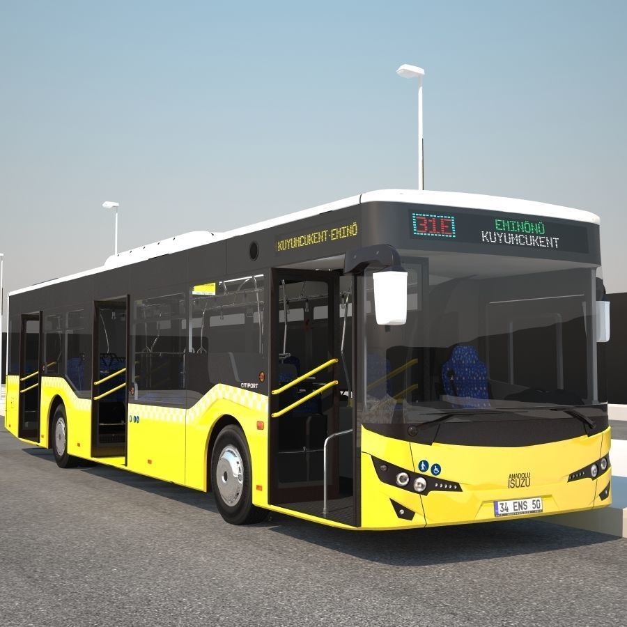 Isuzu Citiport 12 3D model_1