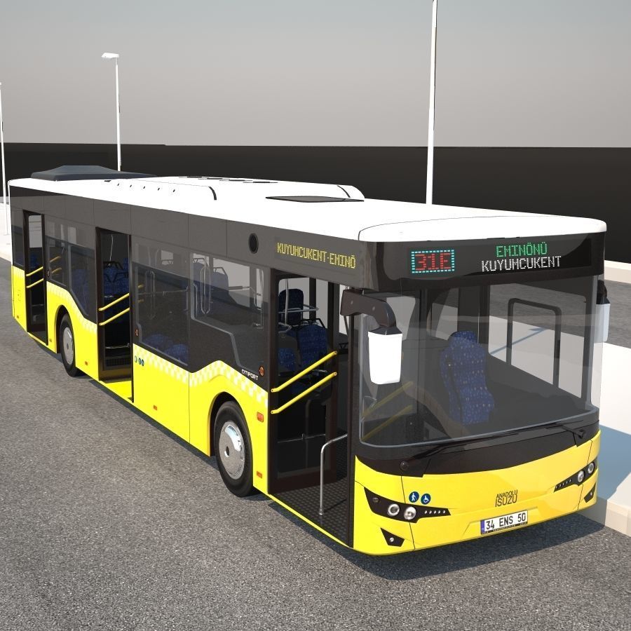 Isuzu Citiport 12 3D model_3