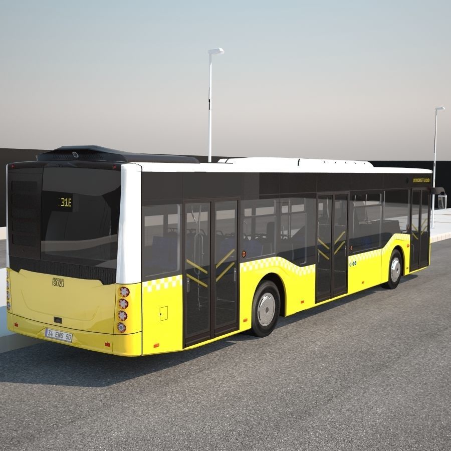 Isuzu Citiport 12 3D model_9