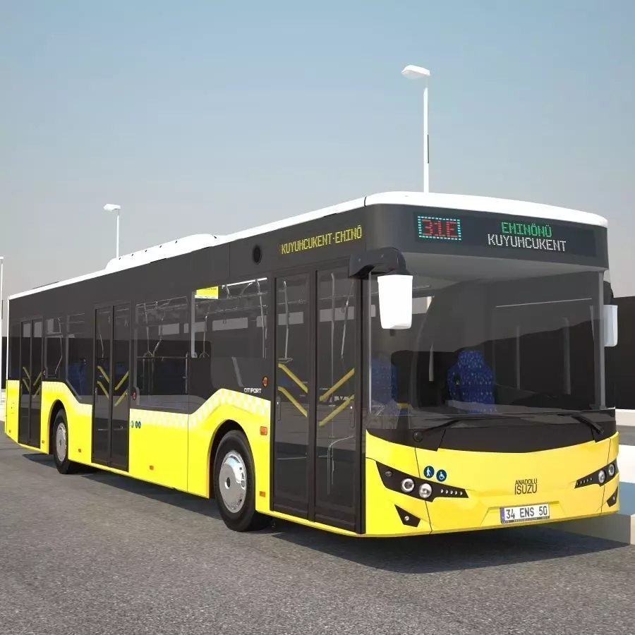 Isuzu Citiport 12 3D model_0