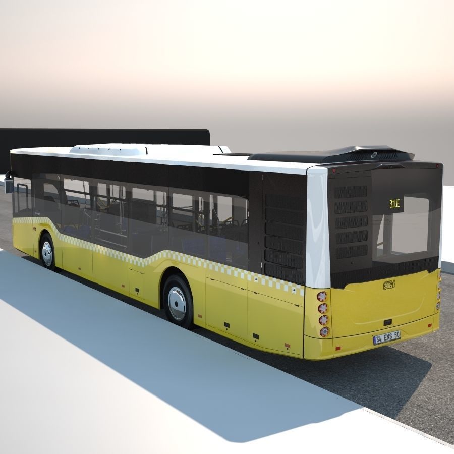 Isuzu Citiport 12 3D model_7