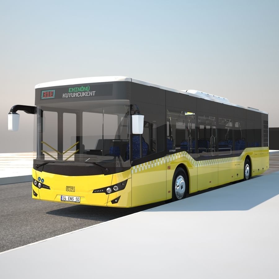 Isuzu Citiport 12 3D model_5