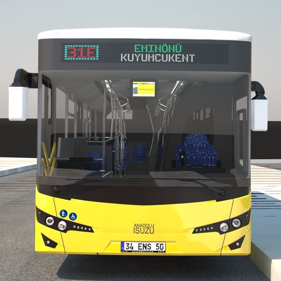 Isuzu Citiport 12 3D model_4