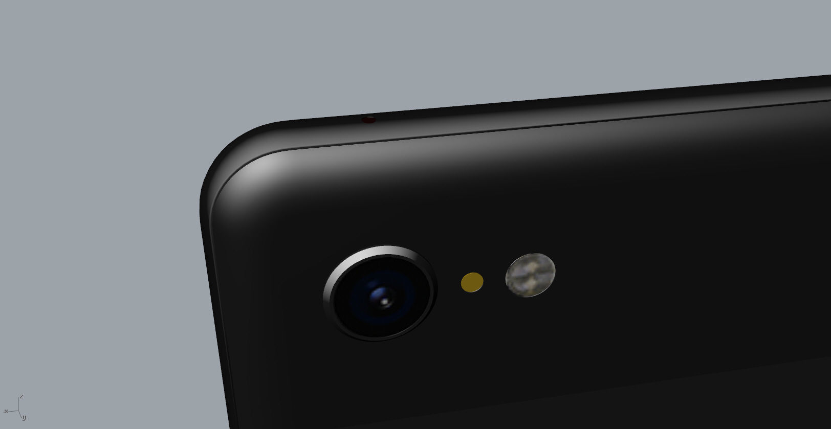 Google Pixel 3xl  BLACK customizable design 3D model 3D print model_21