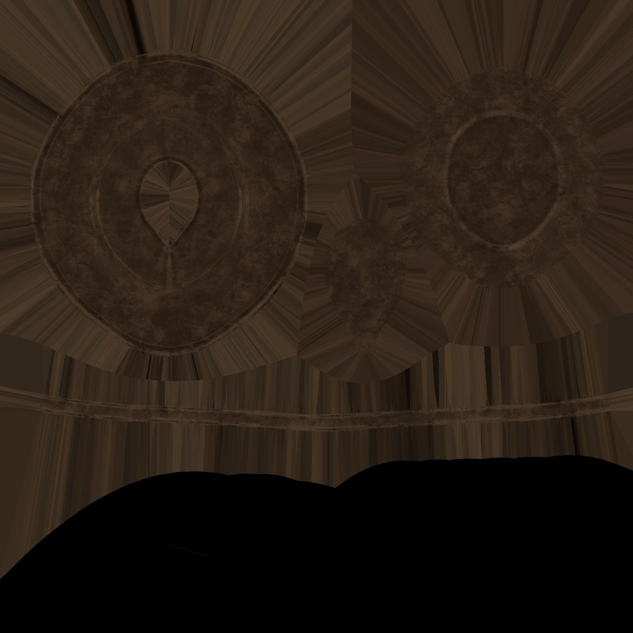 Fedora cowboy hat 3D model_7