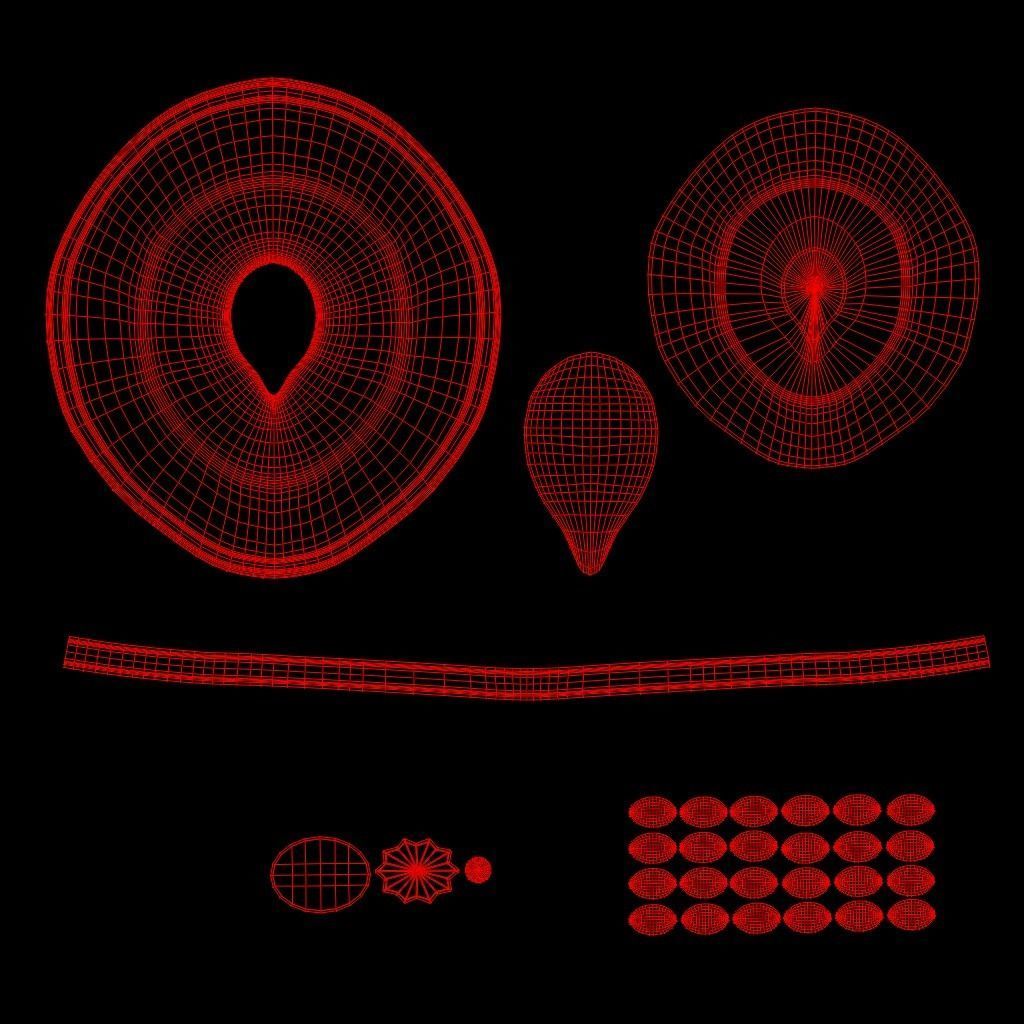 Fedora cowboy hat 3D model_6