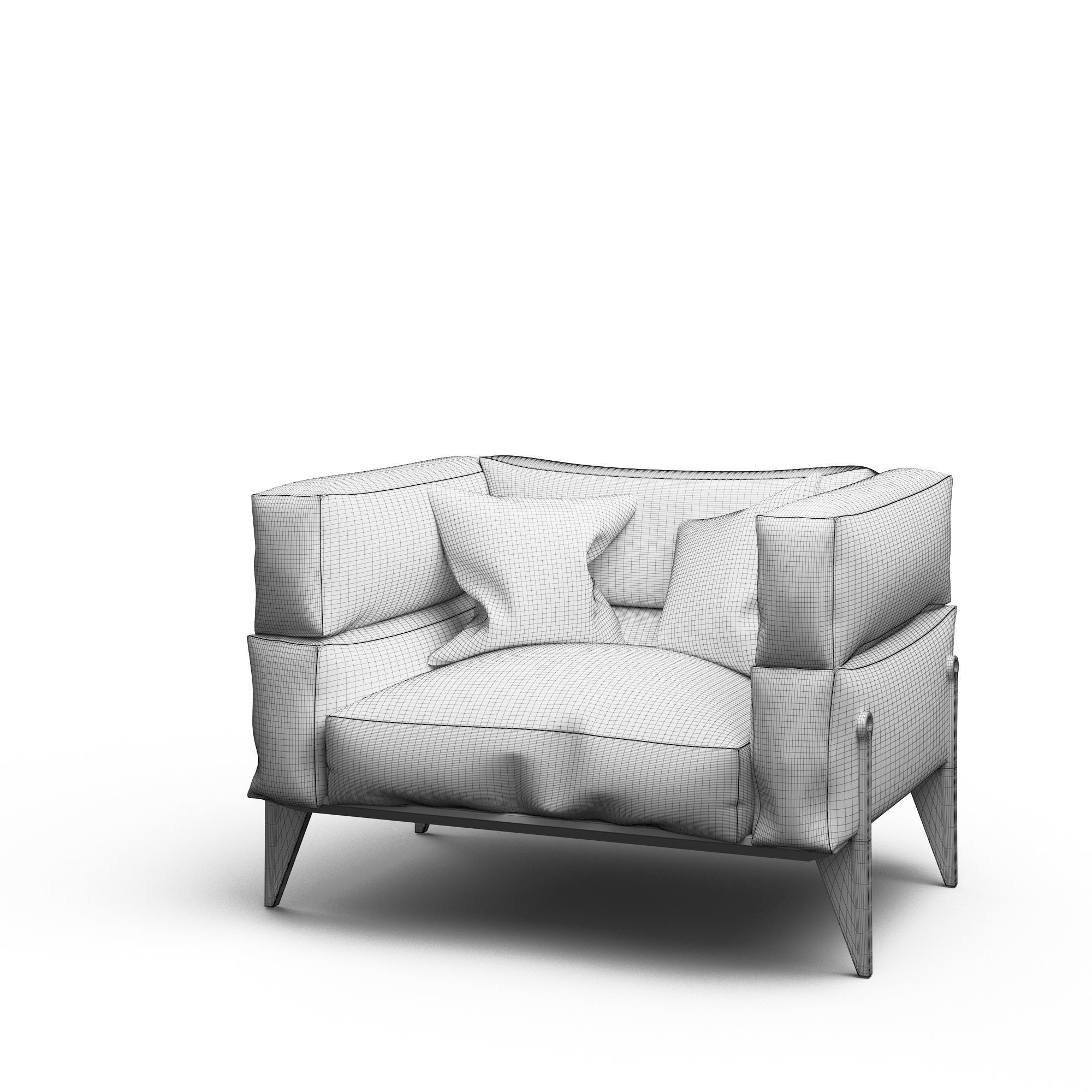Georgetti Ago Sofa 3D model_3
