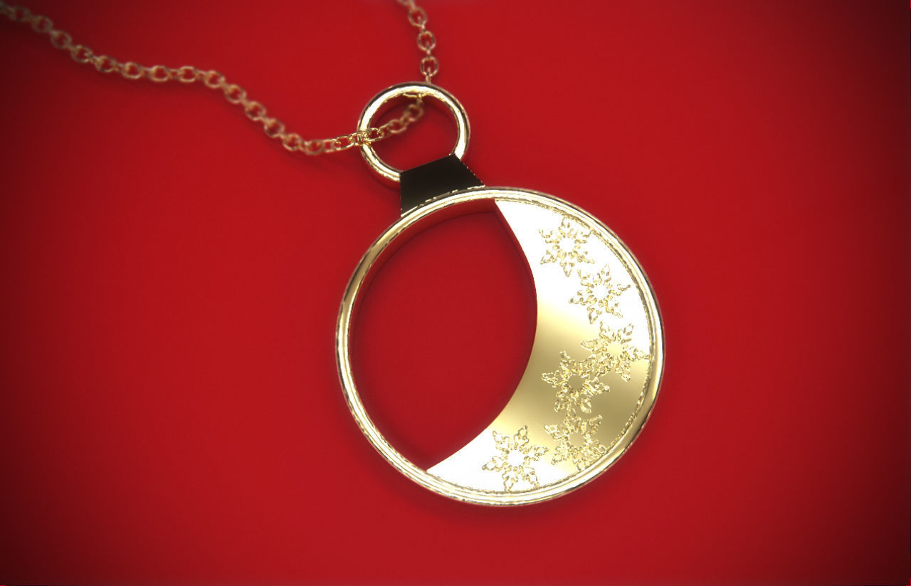 3d printable Christmas snowflakes 3D print model_2