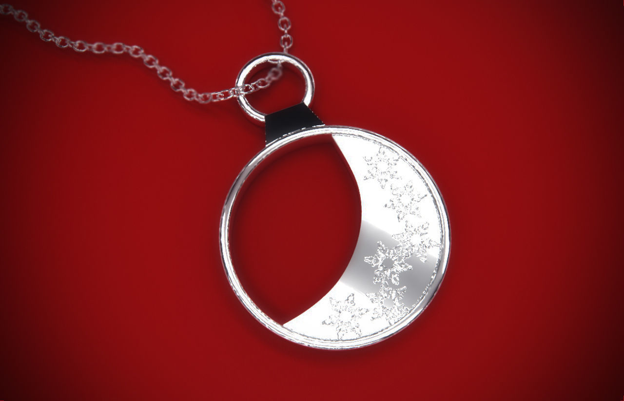 3d printable Christmas snowflakes 3D print model_4