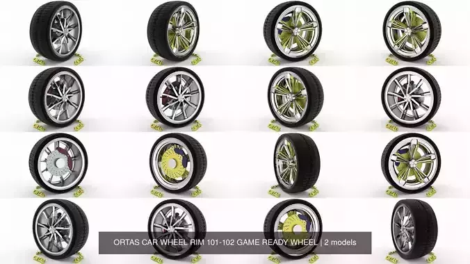 ORTAS CAR WHEEL RIM 101-102 GAME READY WHEEL
