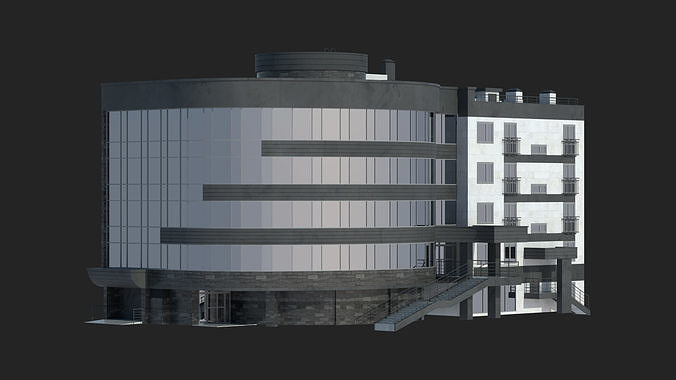 Buildings Set 1 Block 2 3D model