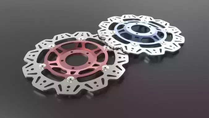 EBC Vee Rotor Front Brake Disc 3D model