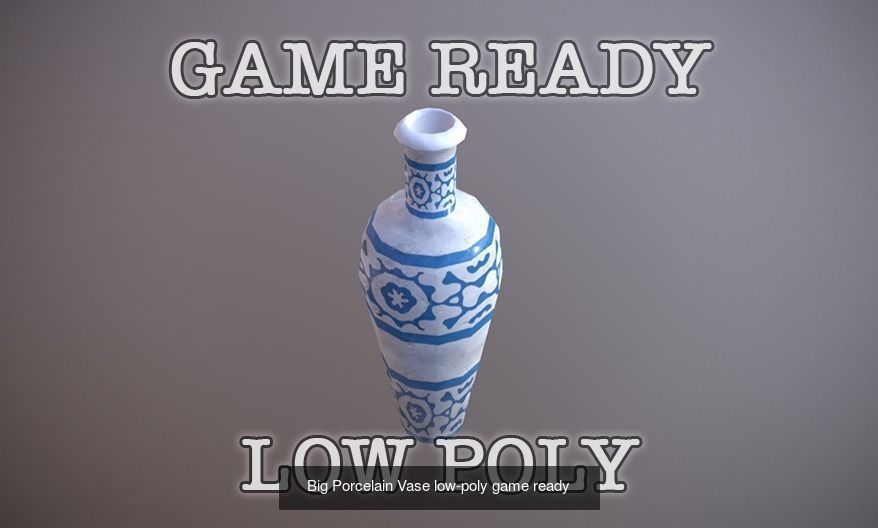 Game Ready Coffee Room items 3D Model Collection_3