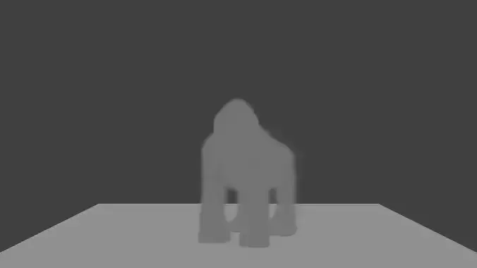 GORILLA MADE IN BLENDER