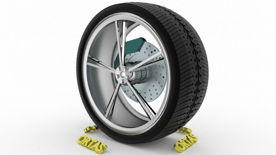 ORTAS CAR WHEEL RIM 137-138 GAME READY WHEEL 3D Model Collection_20