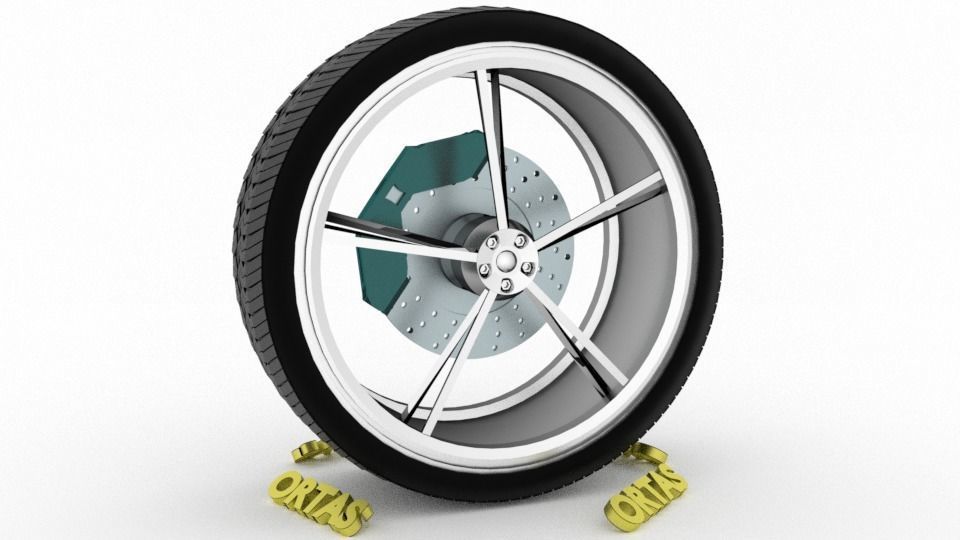 ORTAS CAR WHEEL RIM 137-138 GAME READY WHEEL 3D Model Collection_16