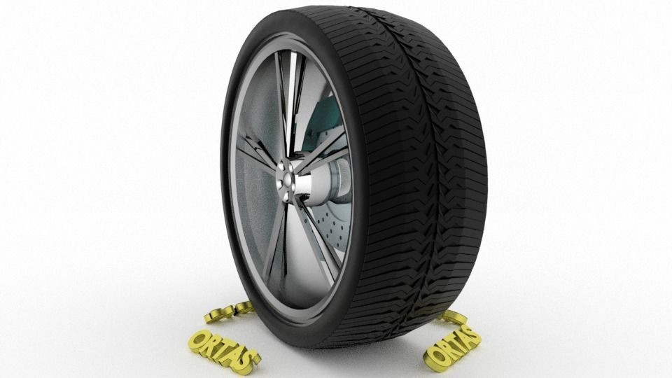 ORTAS CAR WHEEL RIM 137-138 GAME READY WHEEL 3D Model Collection_21
