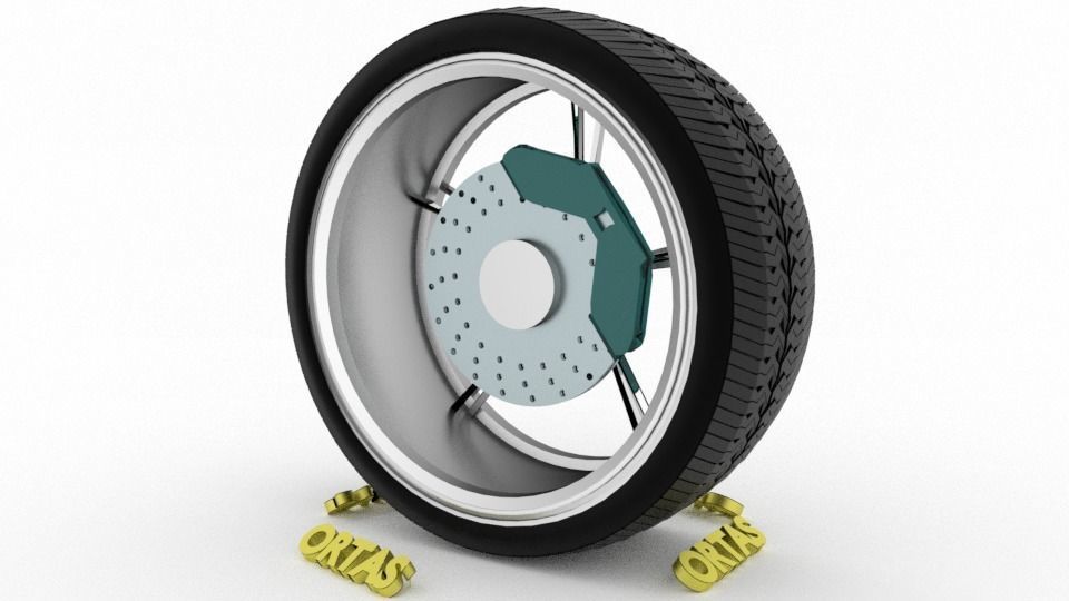 ORTAS CAR WHEEL RIM 137-138 GAME READY WHEEL 3D Model Collection_19