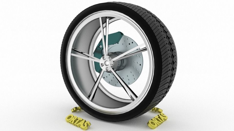 ORTAS CAR WHEEL RIM 137-138 GAME READY WHEEL 3D Model Collection_22