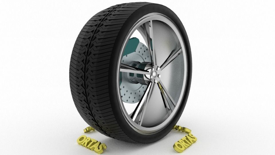 ORTAS CAR WHEEL RIM 137-138 GAME READY WHEEL 3D Model Collection_13