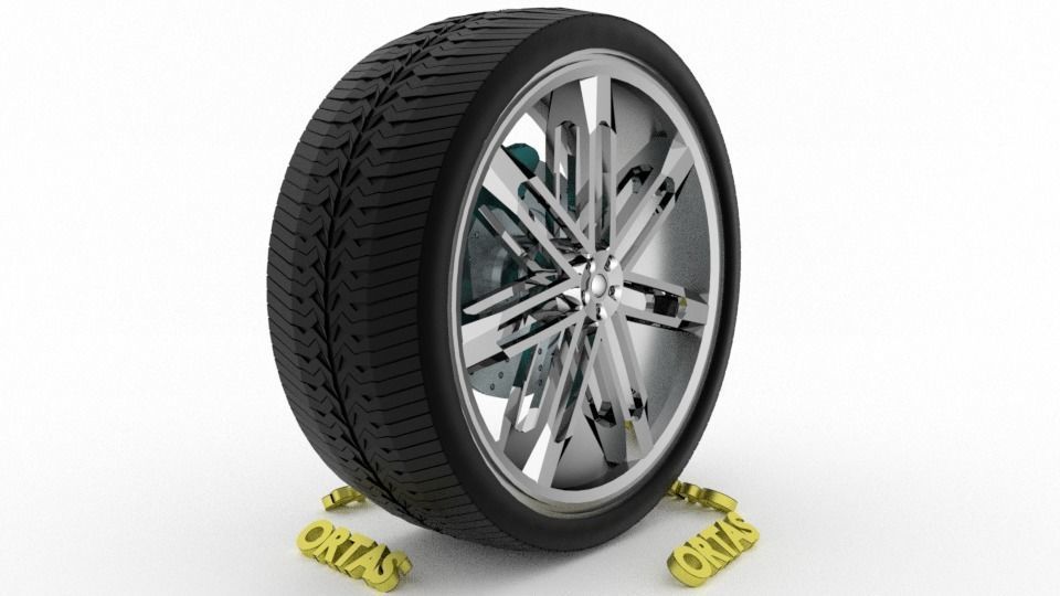 ORTAS CAR WHEEL RIM 139-140 GAME READY WHEEL 3D Model Collection_3