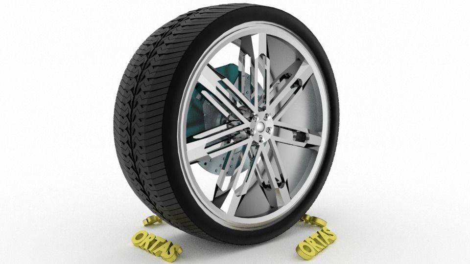 ORTAS CAR WHEEL RIM 139-140 GAME READY WHEEL 3D Model Collection_6