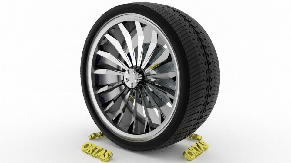 ORTAS CAR WHEEL RIM 139-140 GAME READY WHEEL 3D Model Collection_21