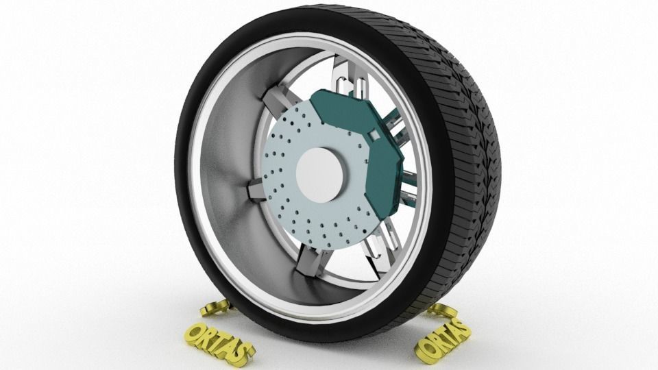 ORTAS CAR WHEEL RIM 139-140 GAME READY WHEEL 3D Model Collection_7