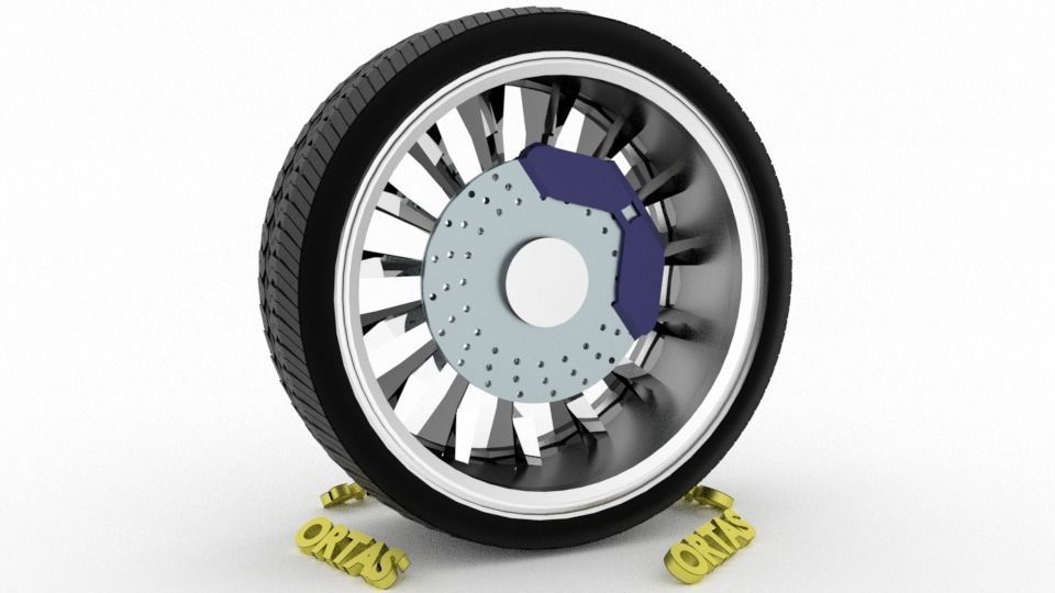 ORTAS CAR WHEEL RIM 139-140 GAME READY WHEEL 3D Model Collection_18